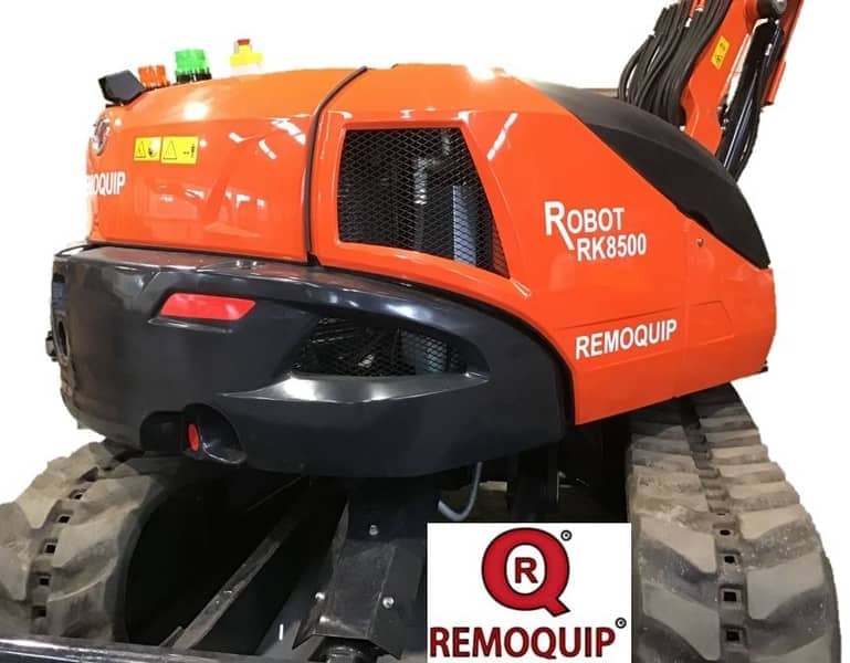 Long Range Remote Control Robot - Remoquip - Brokk - Demolition Robot